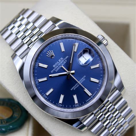 rolex datejust ii blau neu|rolex datejust blue face 41mm.